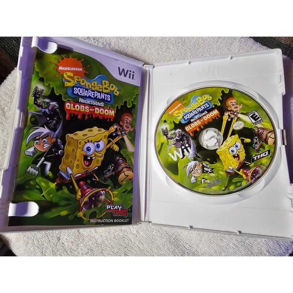 SpongeBob SquarePants Globs of Doom - Nickelodeon Wii Game - Fun Adventure‎